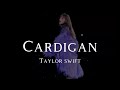 Cardigan- Taylor swift (lyrics)
