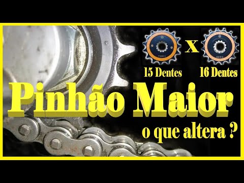 PINHÃO COM MAIS OU MENOS DENTES. EFEITOS DA MUDANÇA. MELHOR COM 15 OU 16 DENTES ?