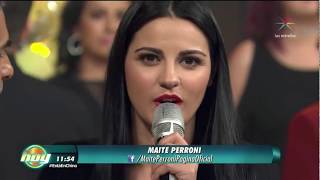 Maite Perroni @MaiteOficial presentando su mas reciente sencillo #ComoYoTeQuiero