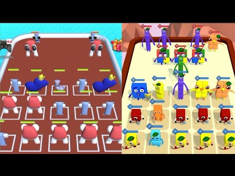⭐️ Unite Alphabet Heroes / VS Merge Number Cub: Color Block ⭐️ Merge Battle...