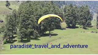 preview picture of video 'Paragliding in Aru valley Pahalgam Kashmir. ( operating agency Paradise Travel and Adventure)'