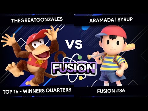 Fusion #86 - TheGreatGonzales (Diddy Kong) vs Syrup (Ness) - Pools - Winners Quarters