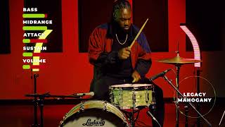 Video thumbnail for Ludwig Series Comparison: Legacy Mahogany Snare (6.5"x14") by Ludwig Drums