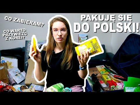 CO ZABIERAM ZE SOBĄ Z KOREI DO POLSKI? Spakujcie się na mój lot do Polski z Korei!