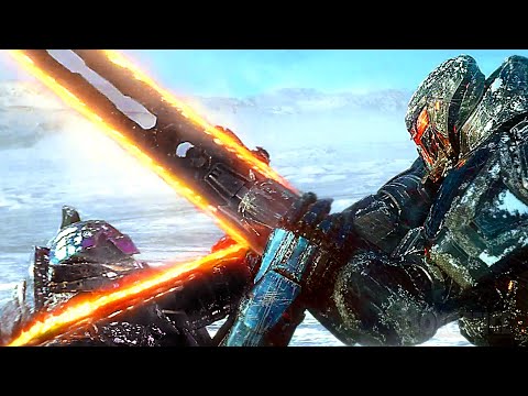 Dez minutos de destruição de robôs (Melhores lutas de Círculo de Fogo 2) 🌀 4K