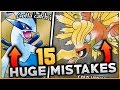 15 HUGE Mistakes Glitches In Pokemon Gold And Silver Generation 2