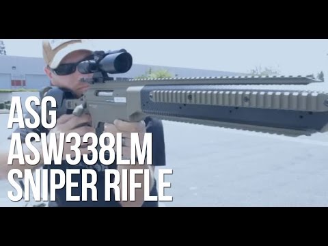 ASG ASW338LM Airsoft Spring Sniper Rifle - AirSplat On Demand