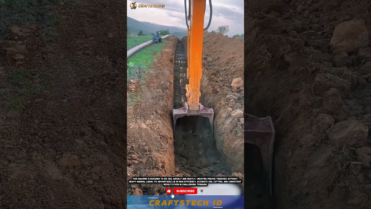 🚜✨ Super Precision Excavator Innovation #innovation #tech #machine #excavator  #industrialtechnology