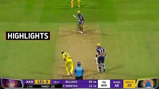 Chennai Super Kings vs Kolkata Knight Riders IPL 2022 Highlights | Full Match Highlights