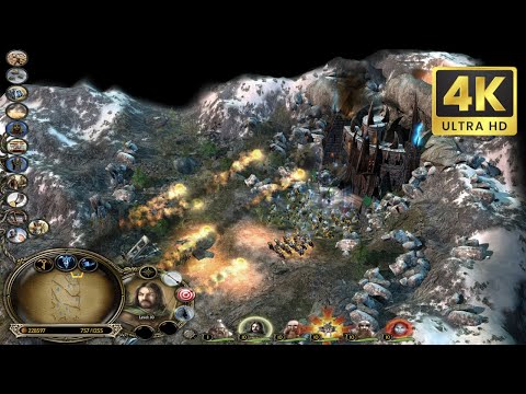 LOTR BFME 2 - Dwarves vs Brutal Angmar in Carn Dum - 4K UHD 60 FPS