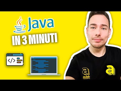 Ti spiego JAVA in 3 MINUTI