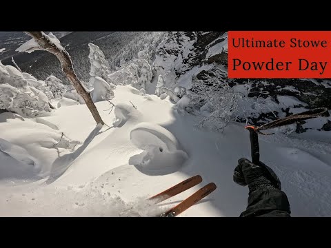 Stowe Chutes - Five Incredible Pow Laps In The Mansfield Backcountry