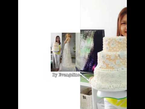 FIRST FASHION INSPIRED WEDDING CAKE BY EVANGELINE ERENO