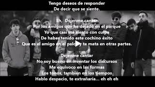 Fateme cantá (Dejenme cantar) Ultimo SOLO LETRA  Lyrics Español