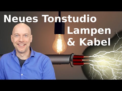 Tonstudio bauen - Teil 2 (Kabel & Lampen)