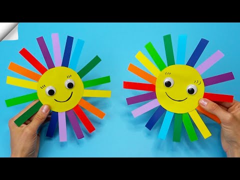 How To Make Paper Sun Easy paper crafts