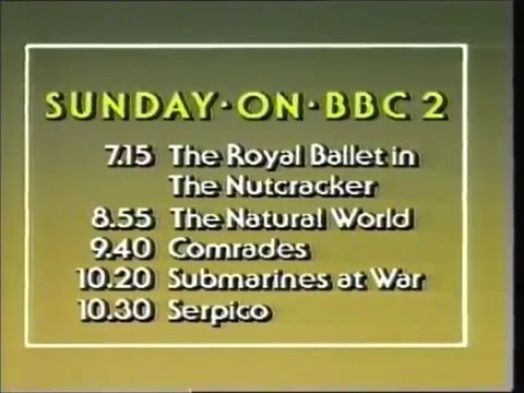 BBC2 Continuity & Closedown 1985