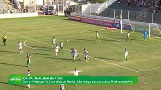 ASA vence Murici com facilidade e disputará final do Alagoano pelo quinto ano seguido - 23/2/26