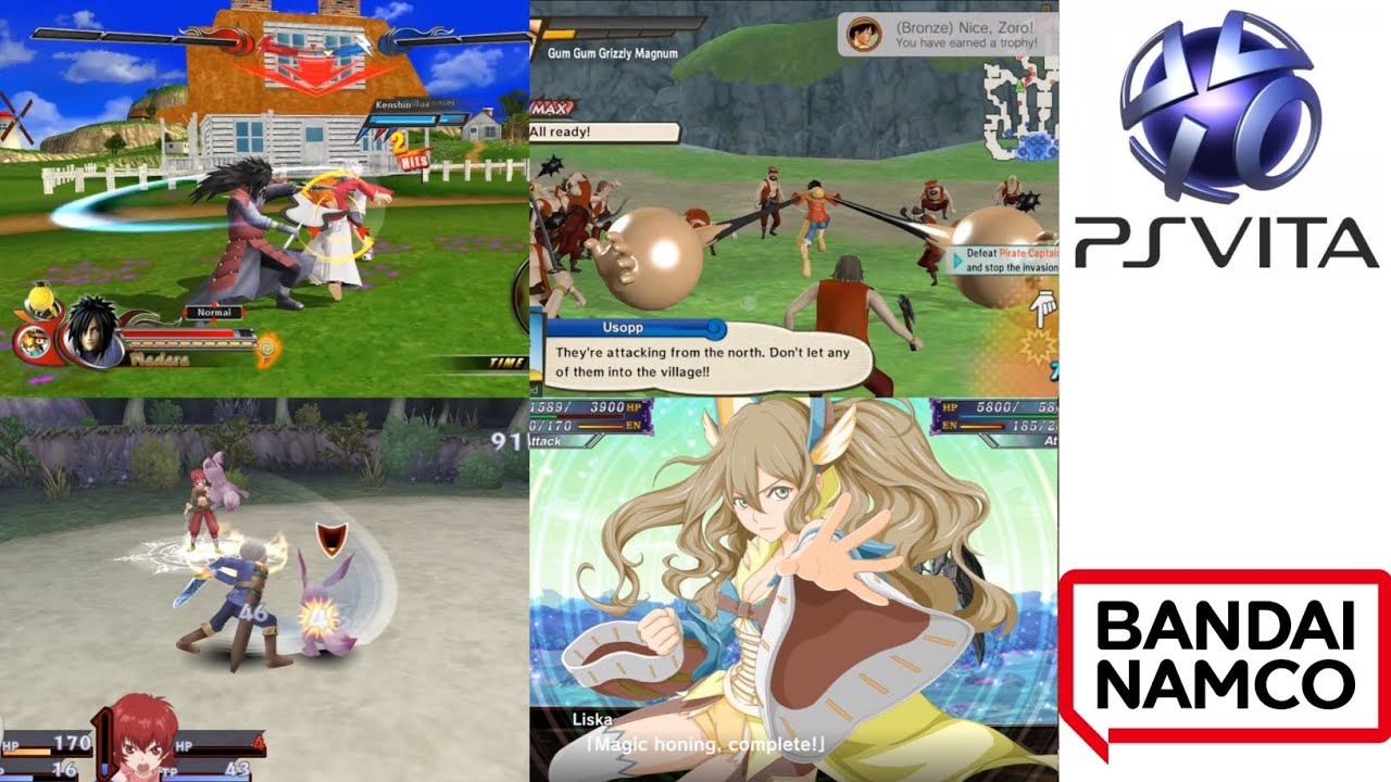 Top 30 Best Bandai Namco Games for PS Vita [Recommended]