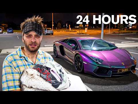 I Spent 24 Hours Locked In A LAMBORGHINI