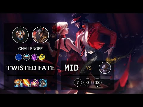 Twisted Fate Mid vs Orianna - EUW Challenger Patch 11.2