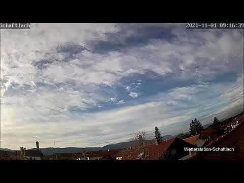 Föhnzusammenbruch, Wolkenzeitraffer