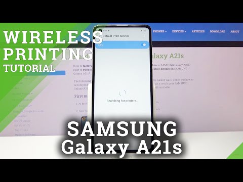 How to Connect Printer to Samsung Galaxy A21s - Pair Bluetooth Devices