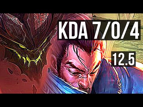 MALPHITE vs YASUO (TOP) | 7/0/4, Godlike | EUW Grandmaster | 12.5