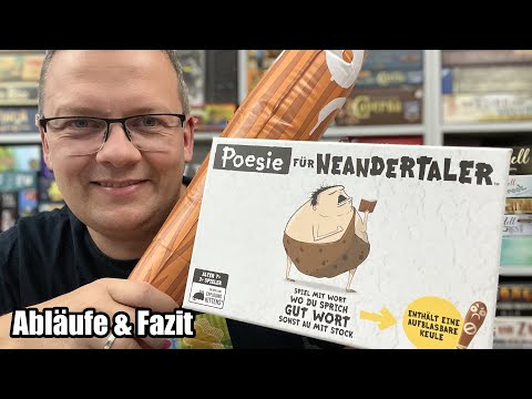 Poetry for Neanderthals (asmodee) - Fun game with an inflatable club - crazy!