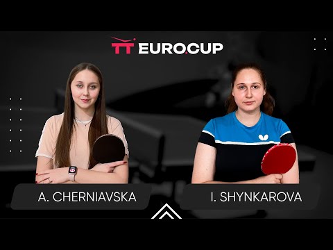 16:45 Alina Cherniavska - Iryna Shynkarova 11.12.2023 TT Euro.Cup Women Ukraine Master. TABLE 3
