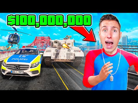 100.000.000$ KOPFGELD in GTA 5! Kann ich überleben? 😱