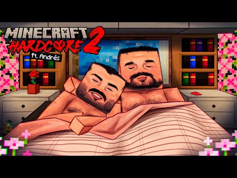 NUESTRO NIDITO DE AMOR 👨‍❤️‍👨 - Minecraft Hardcore 2 ft. Andrés #2