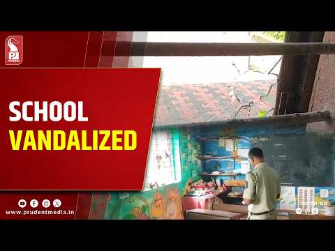 Vandalism At Govt School In Kasarvarne; Liquor Bottles Found Scattered Across Premises