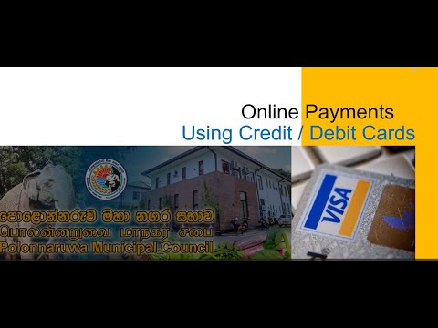 Polonnaruwa MC Online Payments   How to Use - Debit or Credit Card Pay
