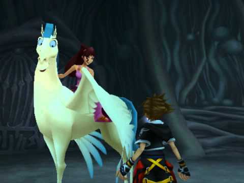 Kingdom Hearts II, English cutscene: 179 - Helping a Hero - HD 720p