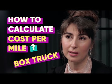 Part of a video titled How to Calculate Cost Per Mile in Box Truck Business - YouTube