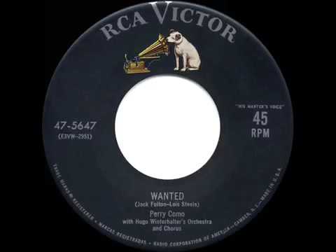 1954 HITS ARCHIVE  Wanted   Perry Como a #1 record