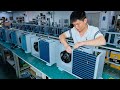 Cabinet Air Conditioner Manufacturing Complete Process In China Factory Air Conditioner Making