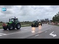 De Noord-Hollandse boeren onderweg richting Den Haag voor protest ???