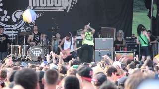 Chiodos NEW SONG - Expensive Conversations in Cheap Motels (Live at Warped Tour '13 - Holmdel, NJ)