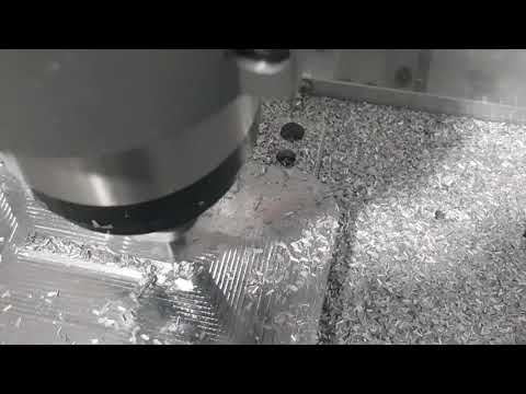 DIY CNC machining a 6082 aluminium cover