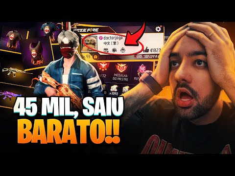 I BOUGHT THE RAREST ACCOUNT ON THE BRAZILIAN SERVER FOR 45 THOUSAND REAIS! FREE FIRE