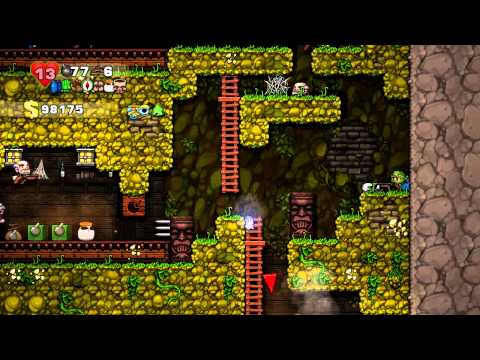 Let's Play the Spelunky Daily Challenge Day 93, Bomber Man