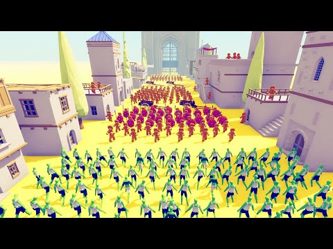 Zombie Invasion vs Gingerbread Village Defence - Totally Accurate Battle Simulator TABS