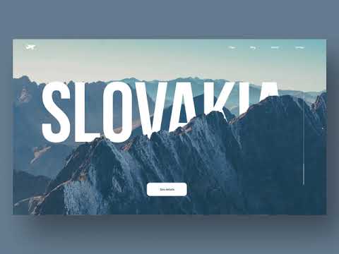 Travel website design