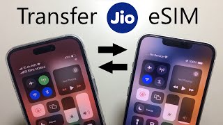 Transfer JIO eSIM from iPhone to iPhone | iPhone 13 to iPhone 15 | 2023 |