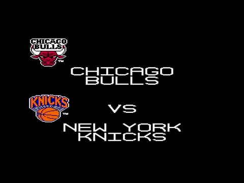 Tecmo Super NBA Basketball (SNES) Bulls vs Knicks