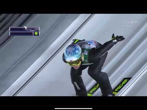 TCS skoki narciarskie Obersdorf 29.12.2019 Pojedynek Stefan Hula - Jakub Wolny