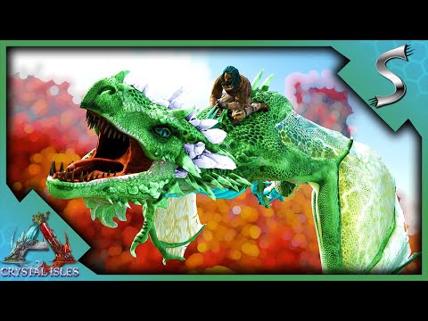 TAMING THE MOST BEAUTIFUL TROPICAL WYVERN! - Ark: Crystal Isles [DLC E10]