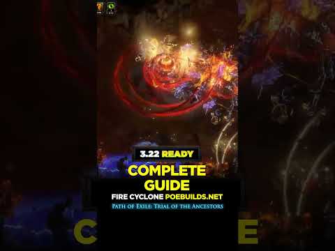 [POE 3.22] FIRE CYCLONE COMPLETE GUIDE - Poe Builds #shorts #pathofexile #poebuilds #poe